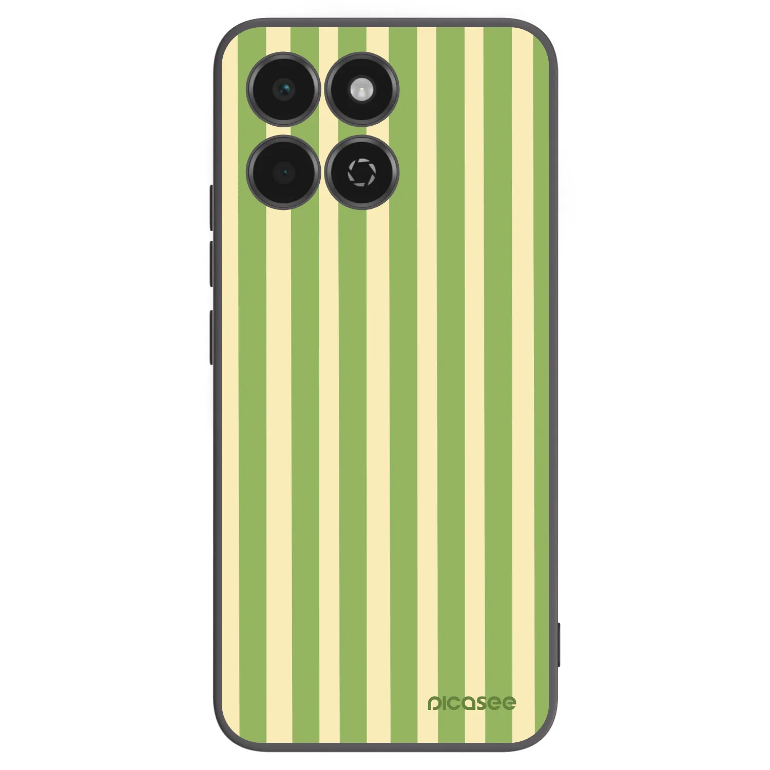 Picasee silikónový čierny obal pre Honor 200 Smart 5G - Lines Matcha