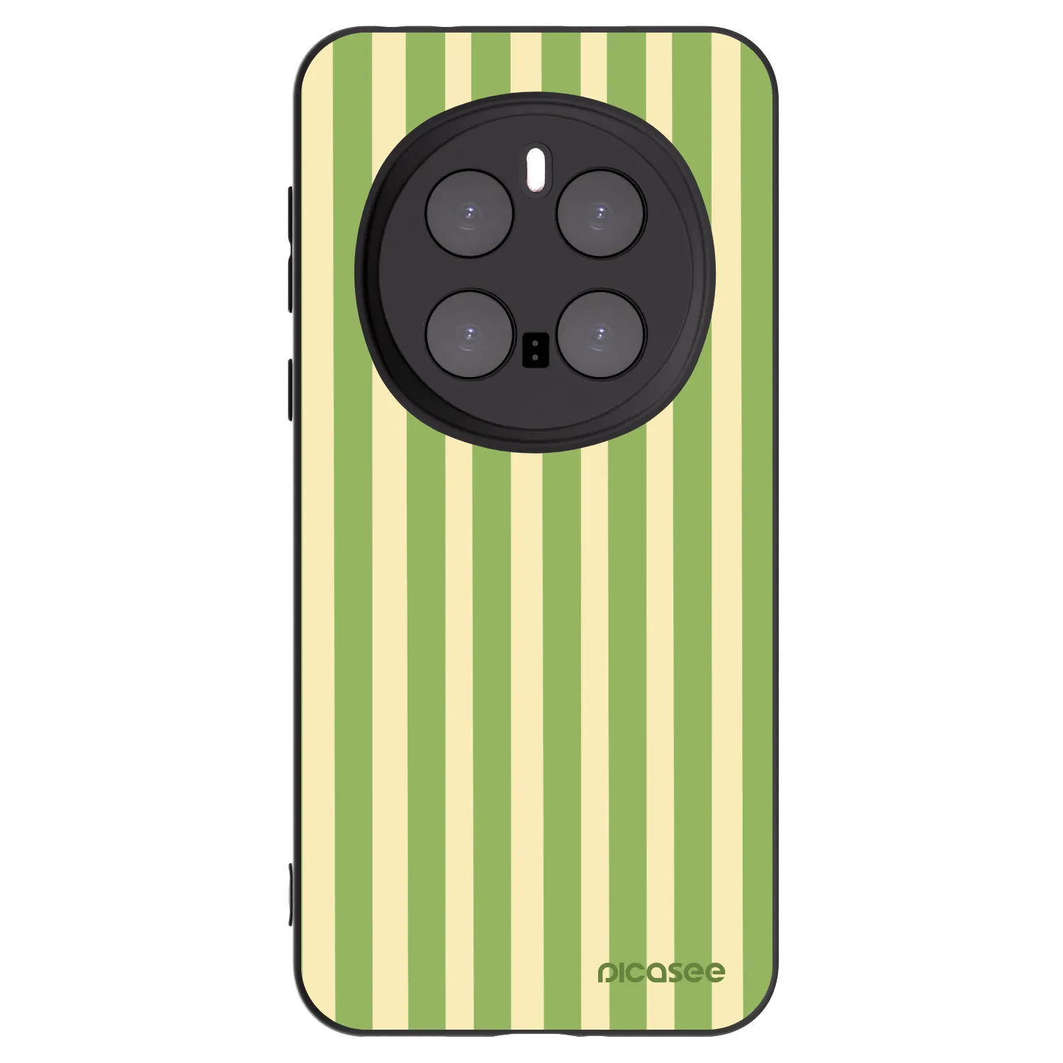 Picasee silikónový čierny obal pre Honor Magic7 Pro 5G - Lines Matcha