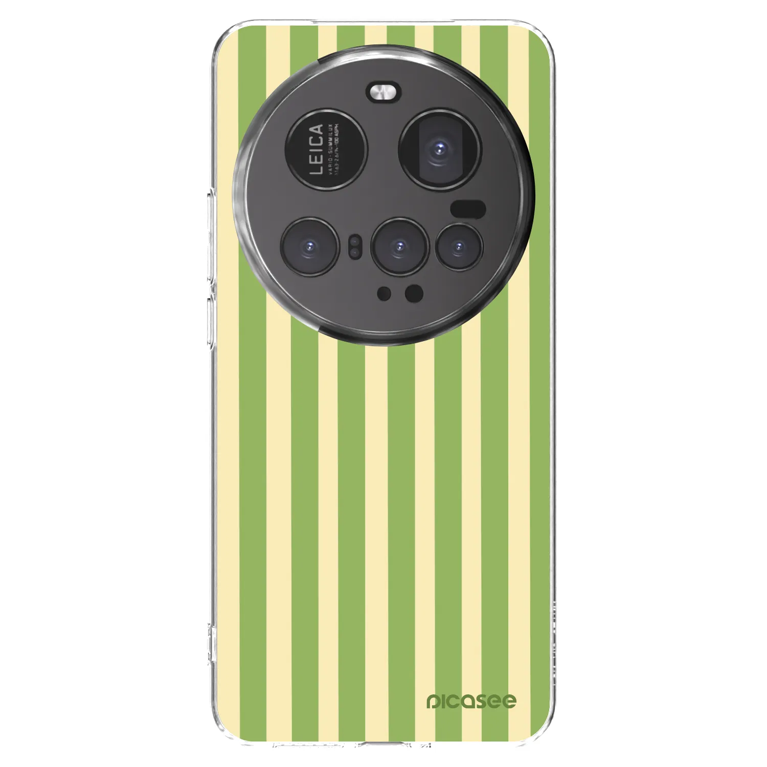 Picasee silikónový prehľadný obal pre Xiaomi 15 Ultra - Lines Matcha