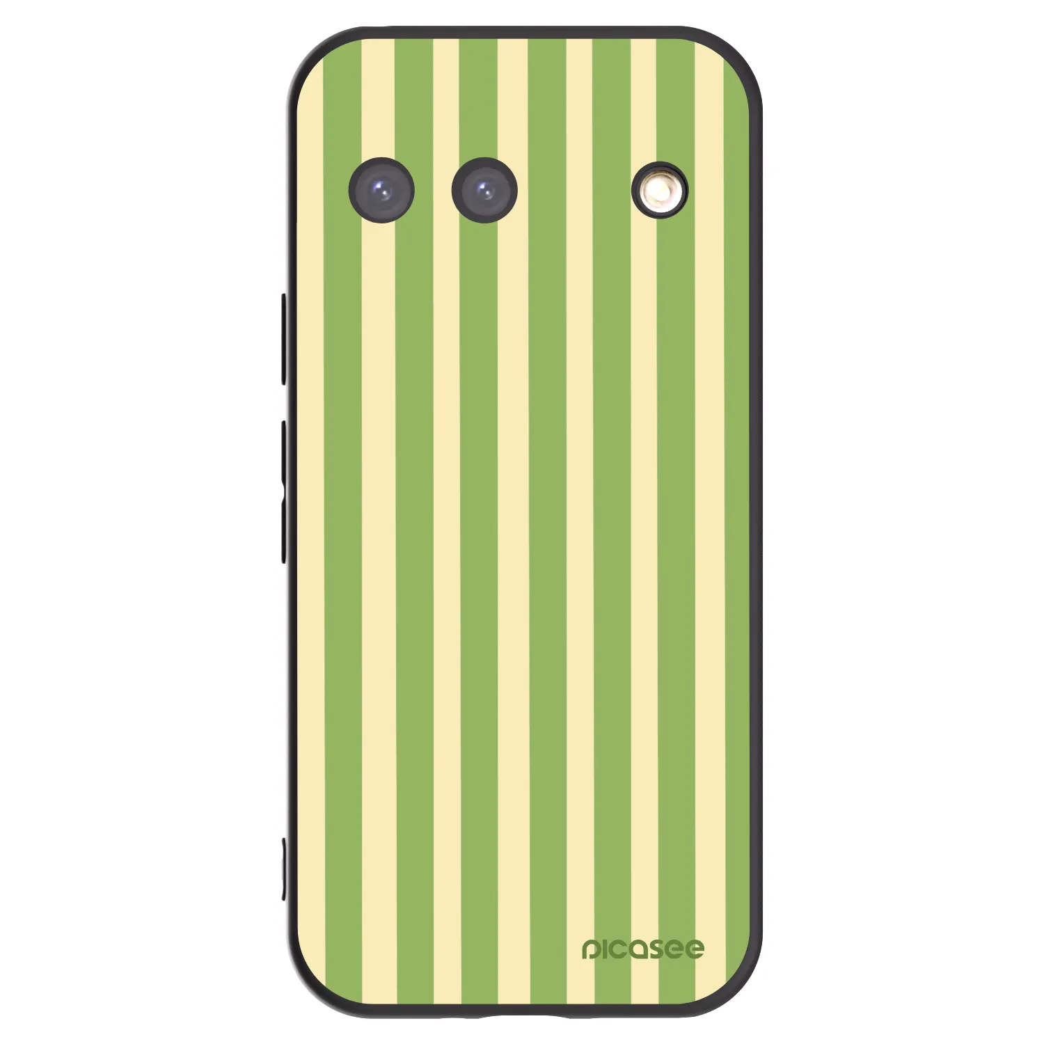 Picasee silikónový čierny obal pre Google Pixel 9 - Lines Matcha