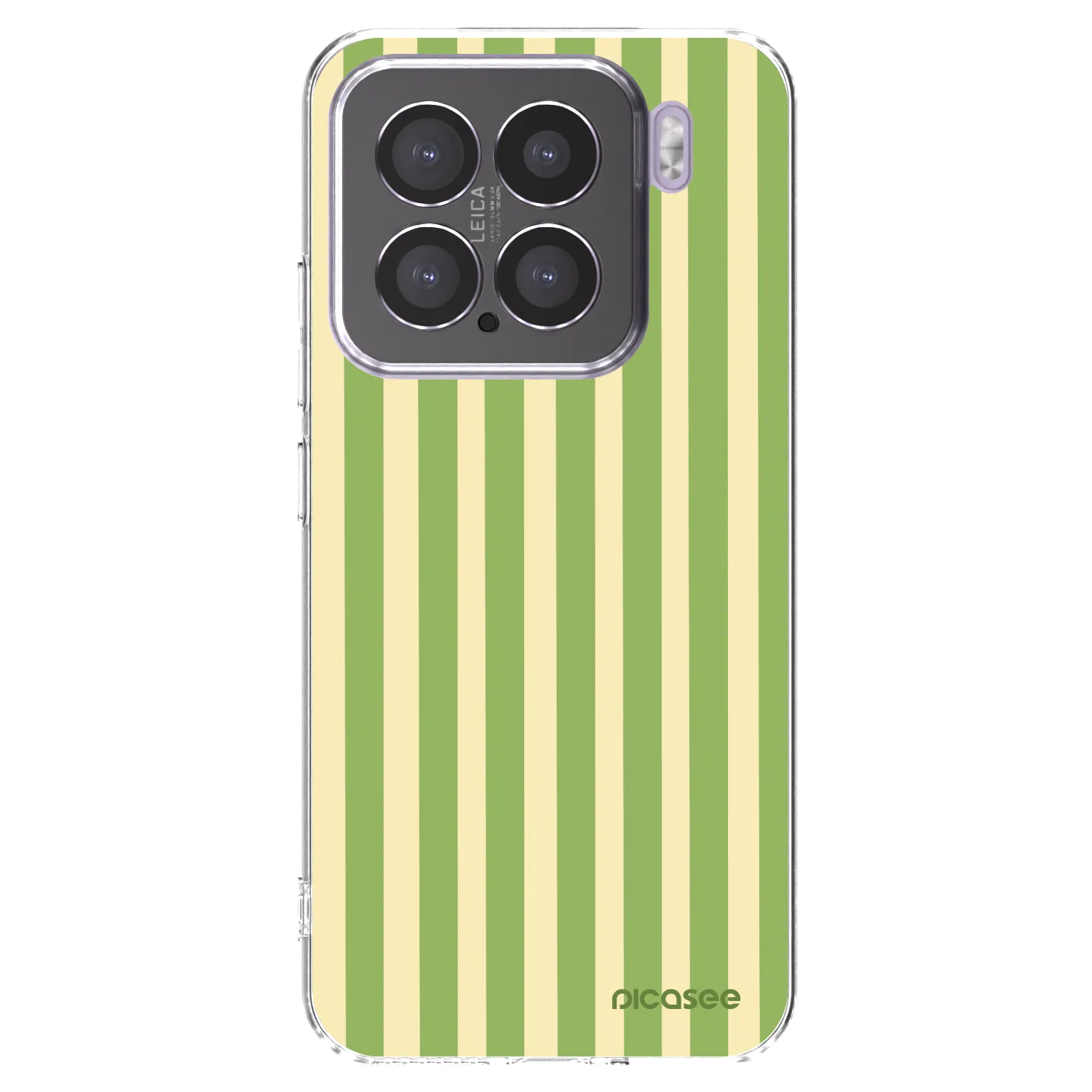 Picasee silikónový prehľadný obal pre Xiaomi 15 - Lines Matcha