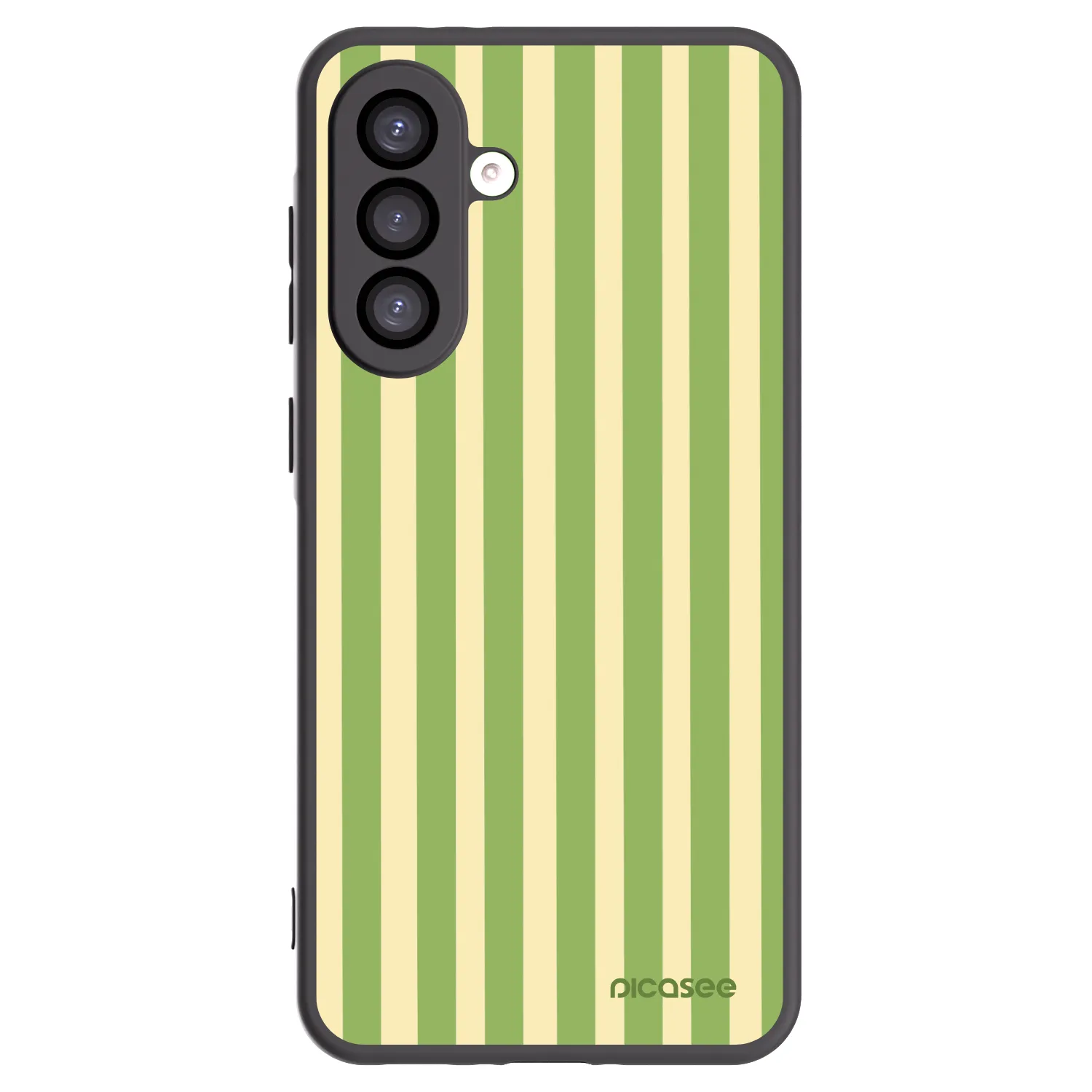 Picasee silikónový čierny obal pre Samsung Galaxy A26 5G A266B - Lines Matcha