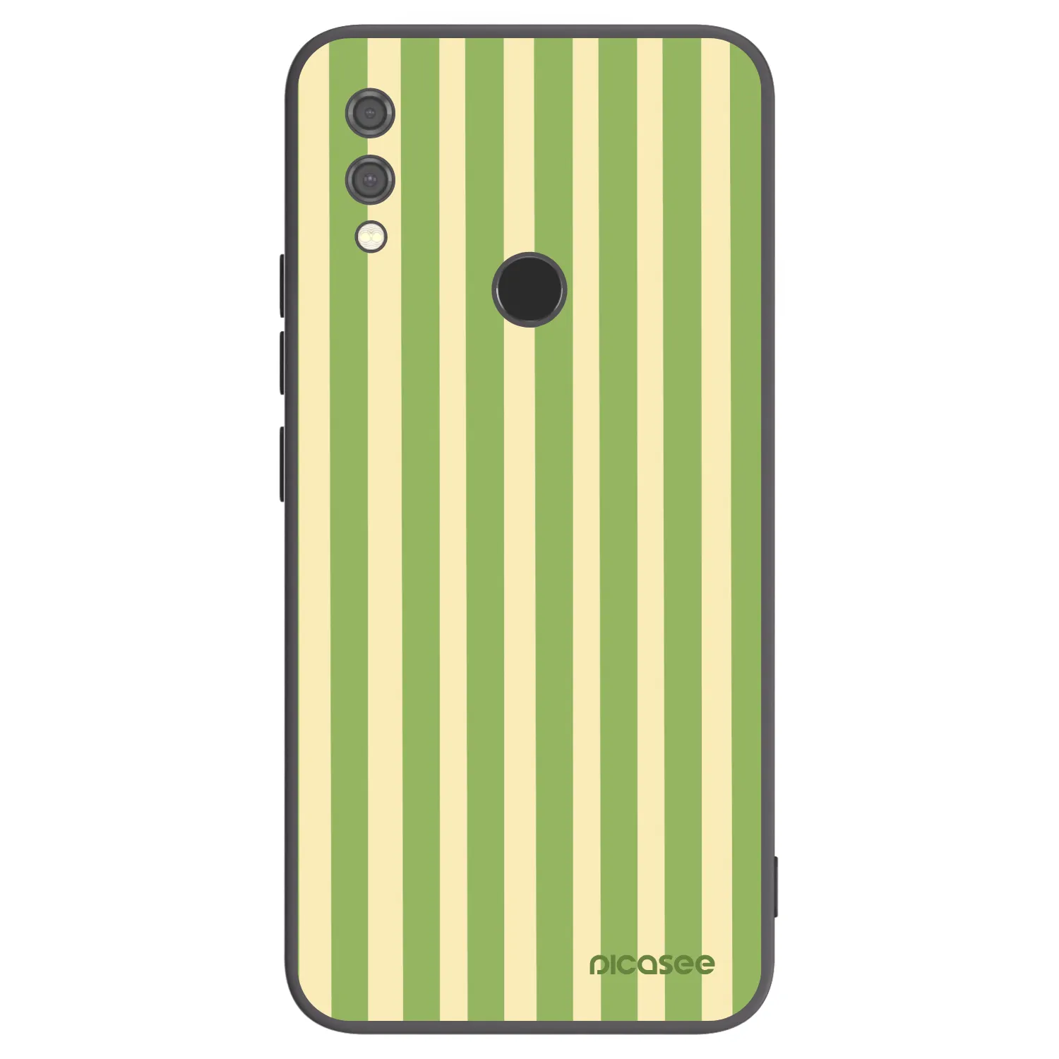 Picasee silikónový čierny obal pre Xiaomi Redmi Note 7 - Lines Matcha