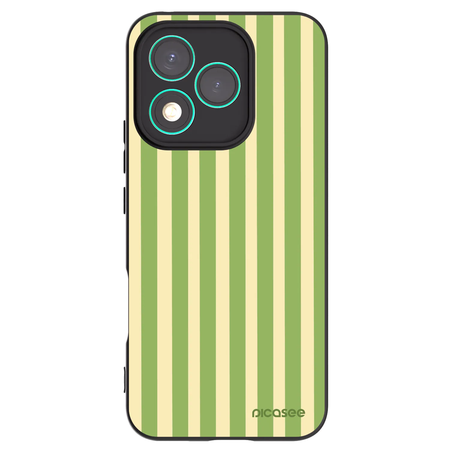 Picasee silikónový čierny obal pre Honor 400 Lite 5G - Lines Matcha