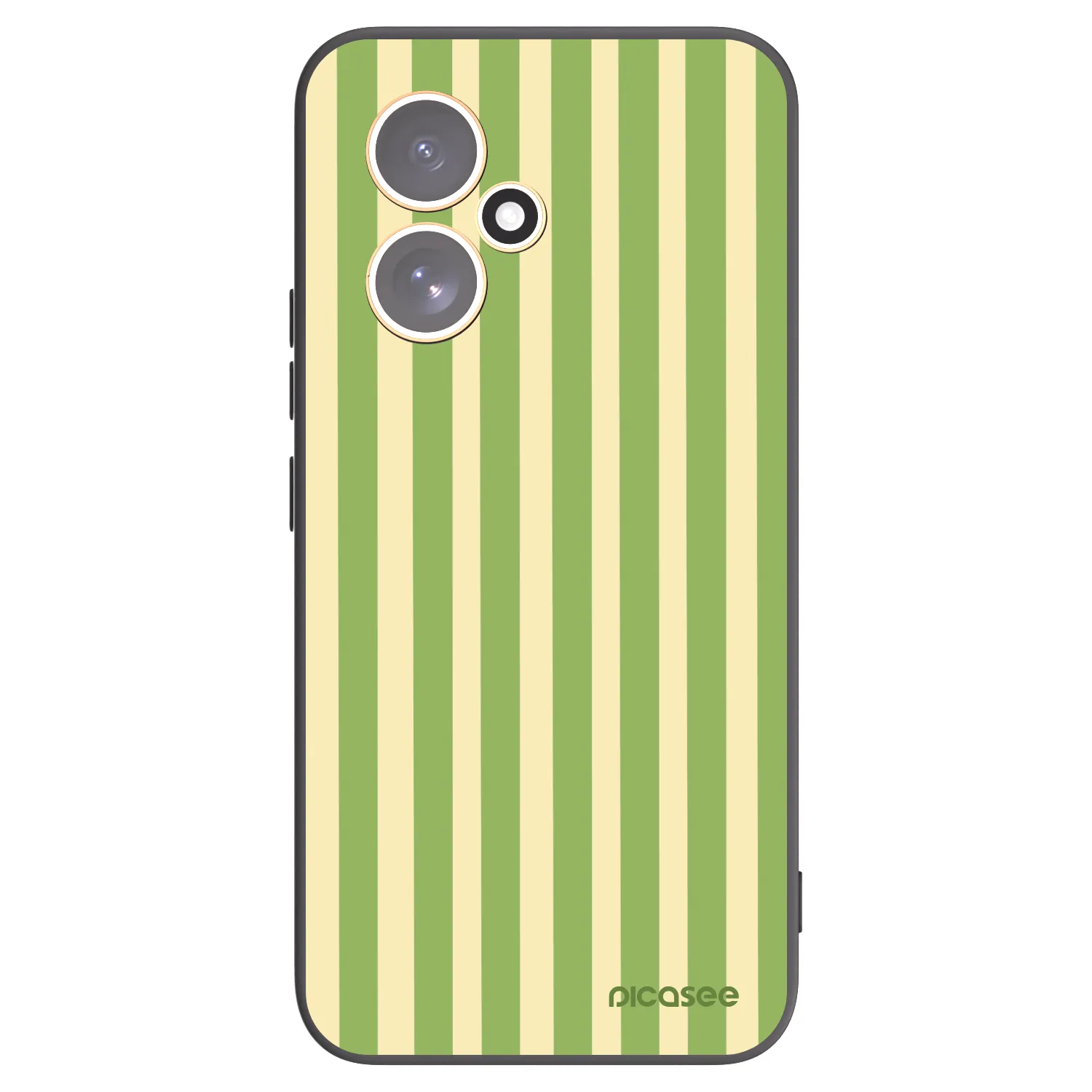 Picasee silikónový čierny obal pre Honor 400 5G - Lines Matcha