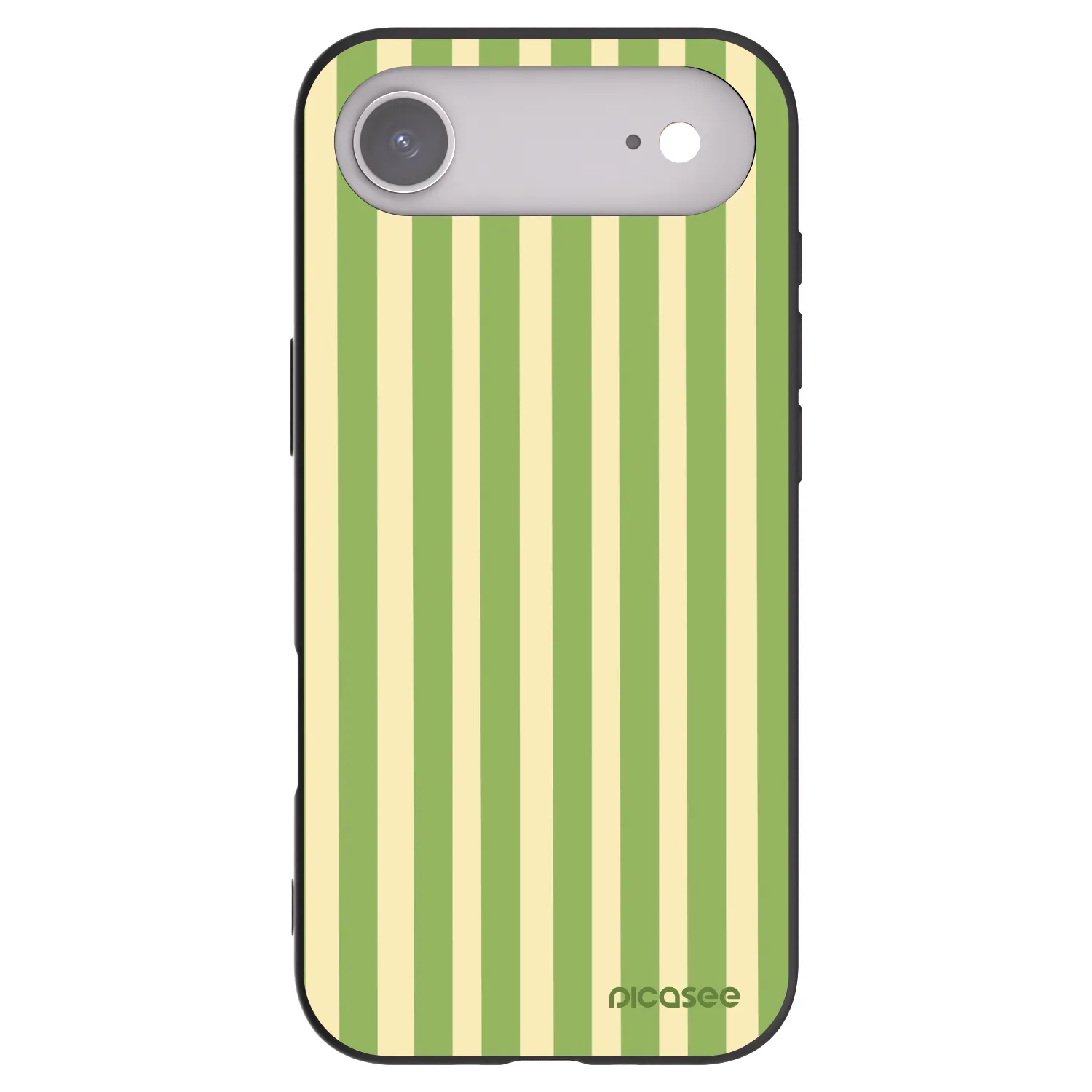 Picasee silikónový čierny obal pre Apple iPhone Air - Lines Matcha