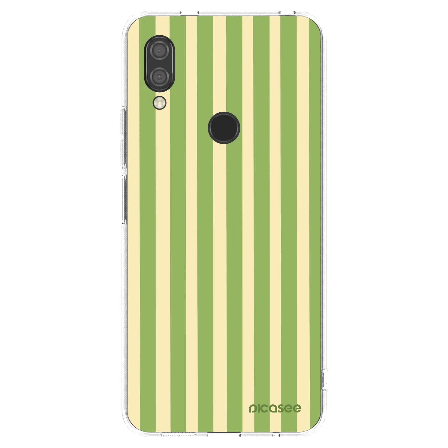 Picasee silikónový prehľadný obal pre Xiaomi Redmi 7 - Lines Matcha