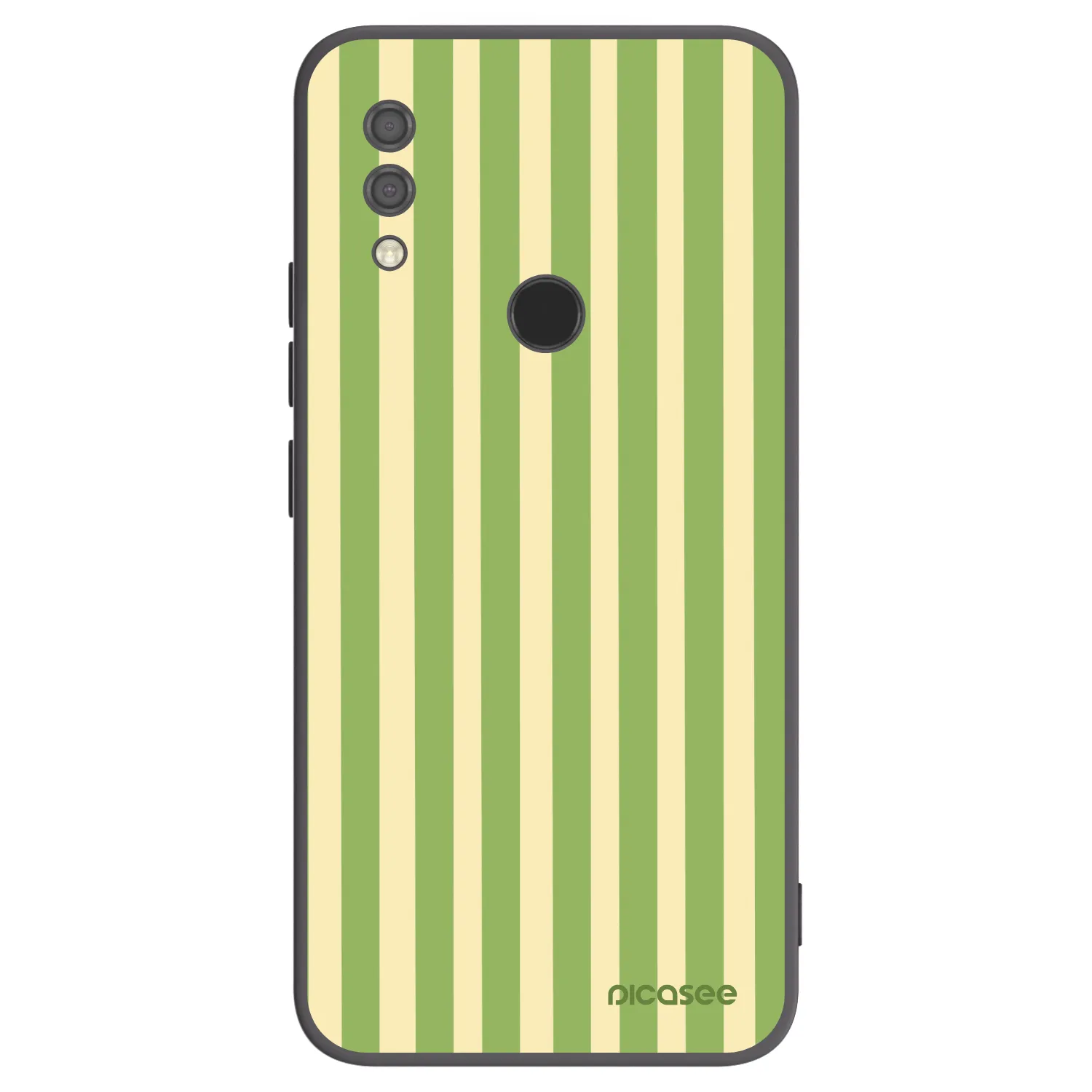 Picasee silikónový čierny obal pre Xiaomi Redmi 7 - Lines Matcha