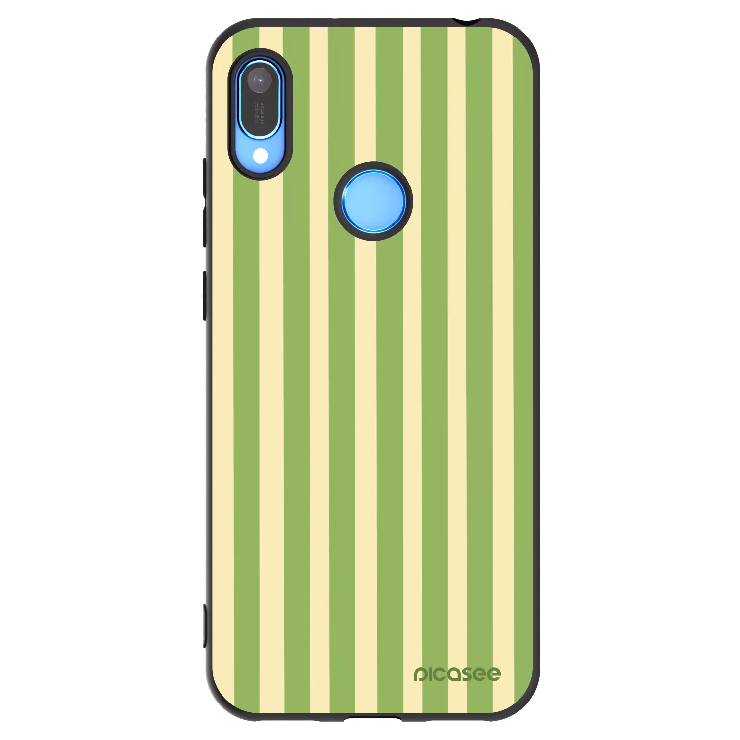Picasee silikónový čierny obal pre Huawei Y6 2019 - Lines Matcha