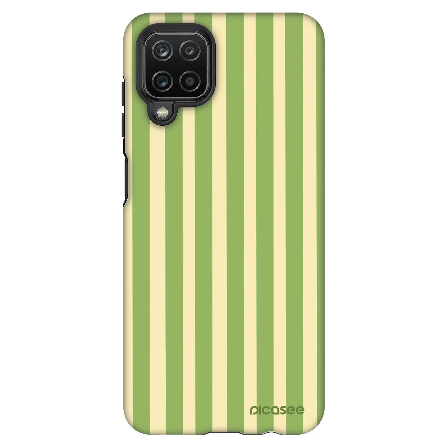 Picasee Fashion Case pre Samsung Galaxy A12 A125F - Lines Matcha