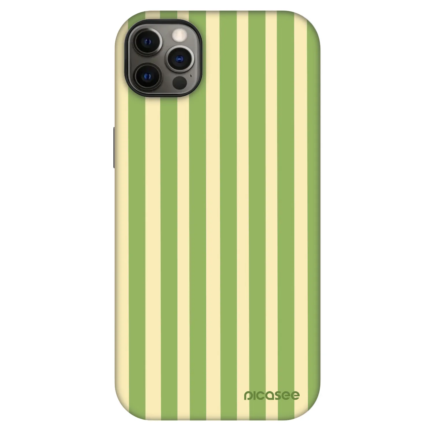 Picasee Fashion Case MagSafe pre Apple iPhone 12 Pro Max - Lines Matcha