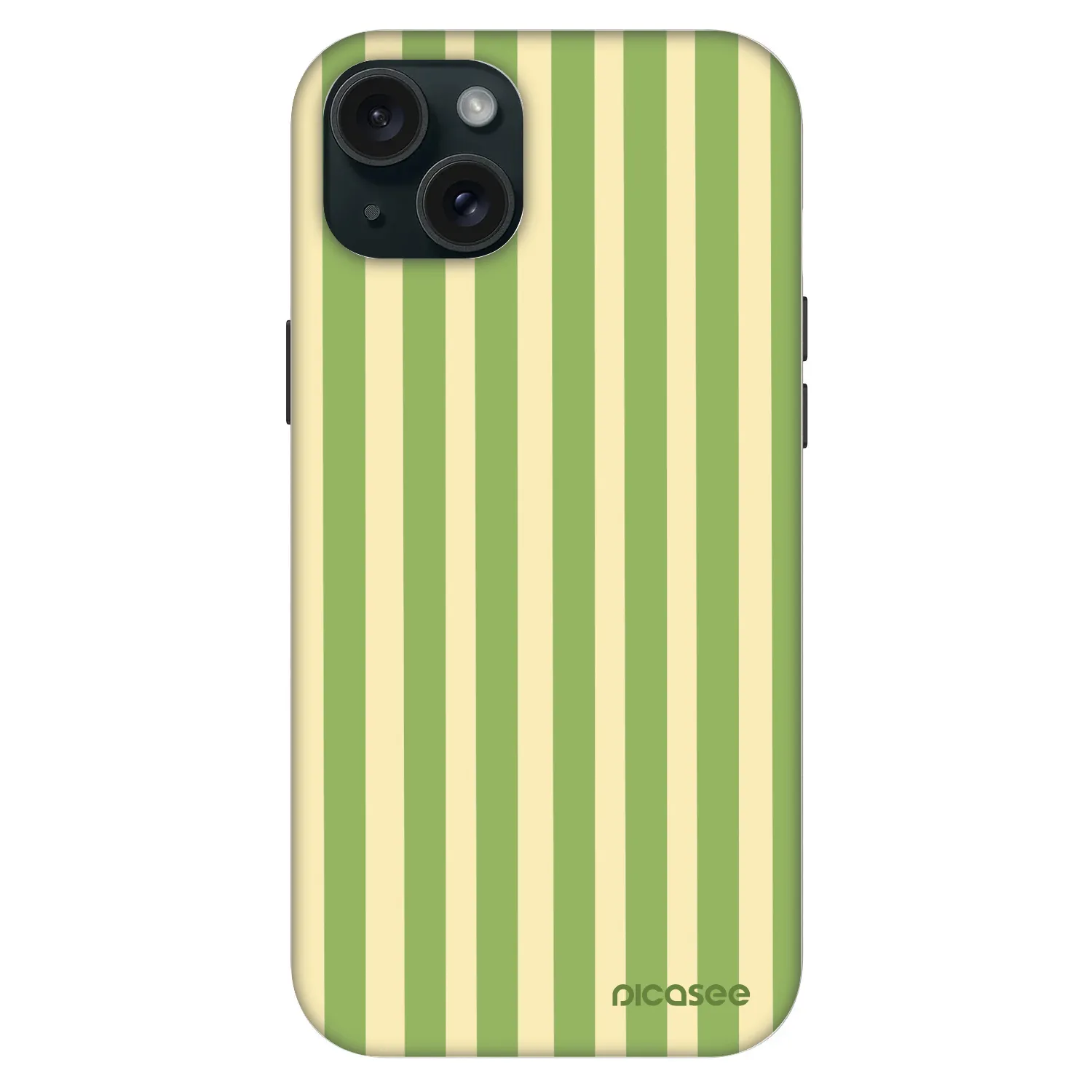 Picasee Fashion Case MagSafe pre Apple iPhone 15 Plus - Lines Matcha