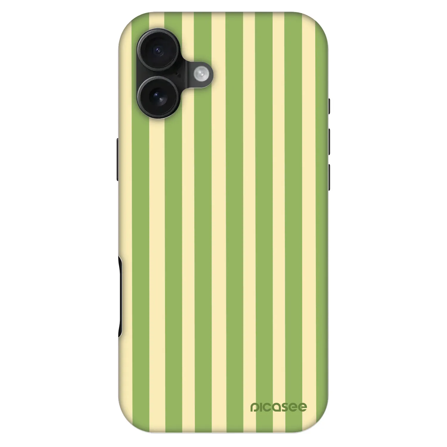Picasee Fashion Case MagSafe pre Apple iPhone 16 Plus - Lines Matcha