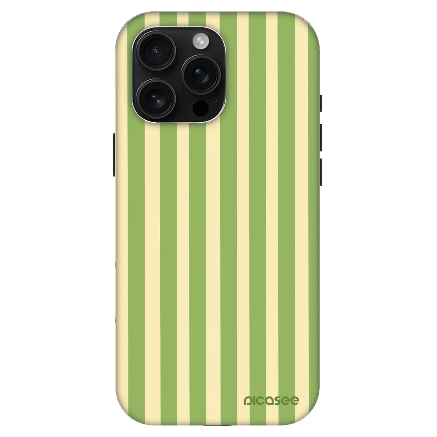 Picasee Fashion Case MagSafe pre Apple iPhone 16 Pro Max - Lines Matcha