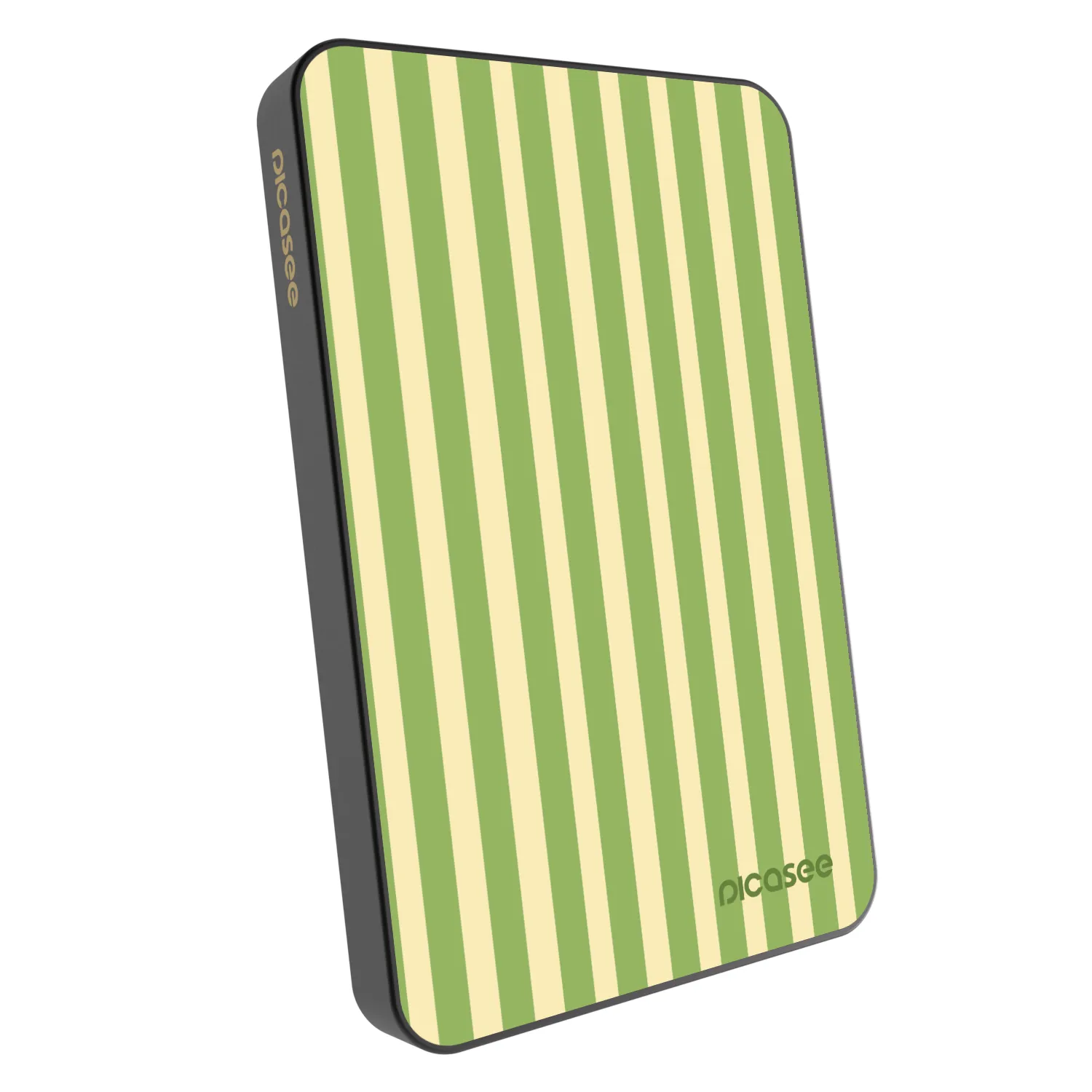 Picasee Powerbanka s MagSafe 5 000 mAh Šedá - Lines Matcha
