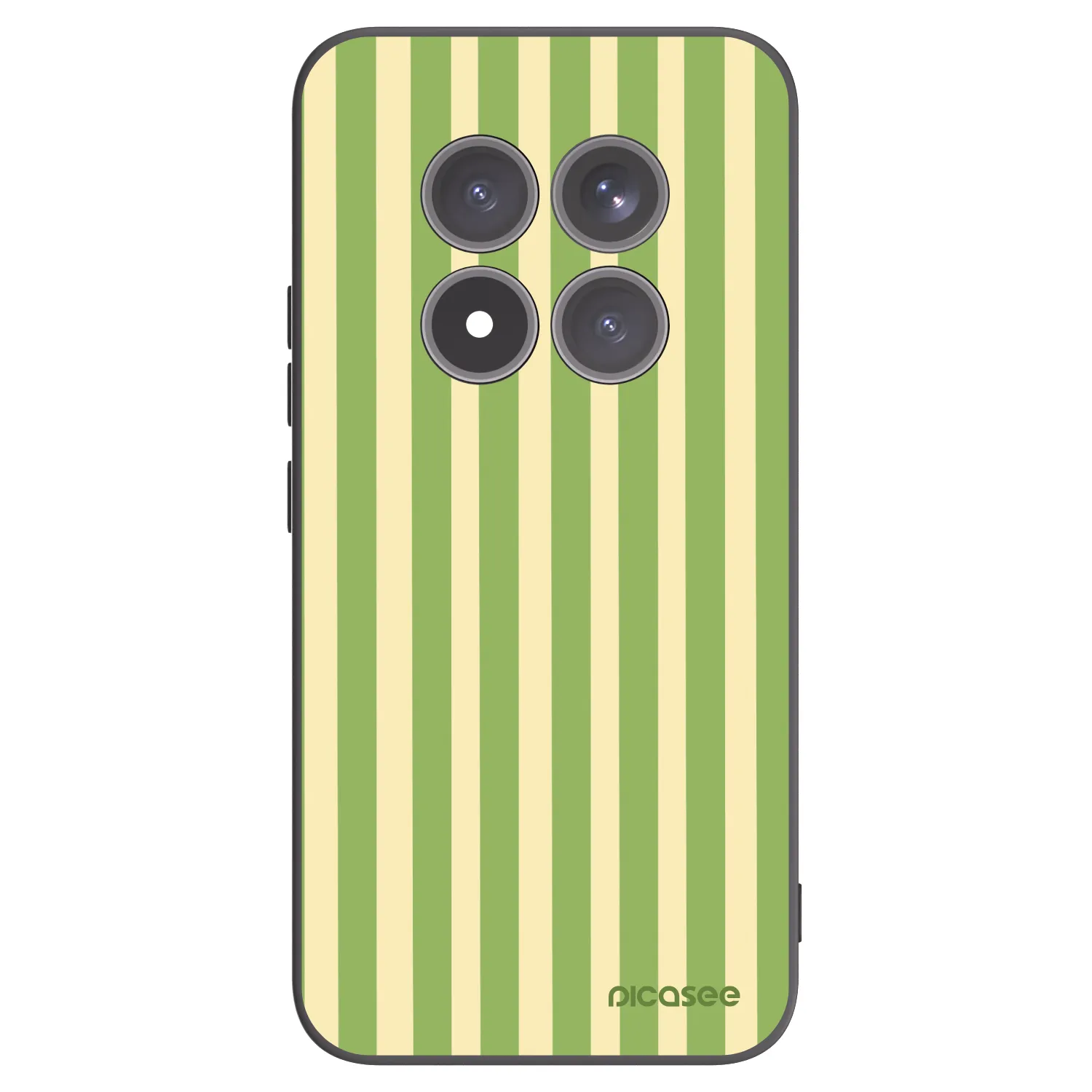 Picasee silikónový čierny obal pre Xiaomi Redmi Note 15 Pro+ - Lines Matcha