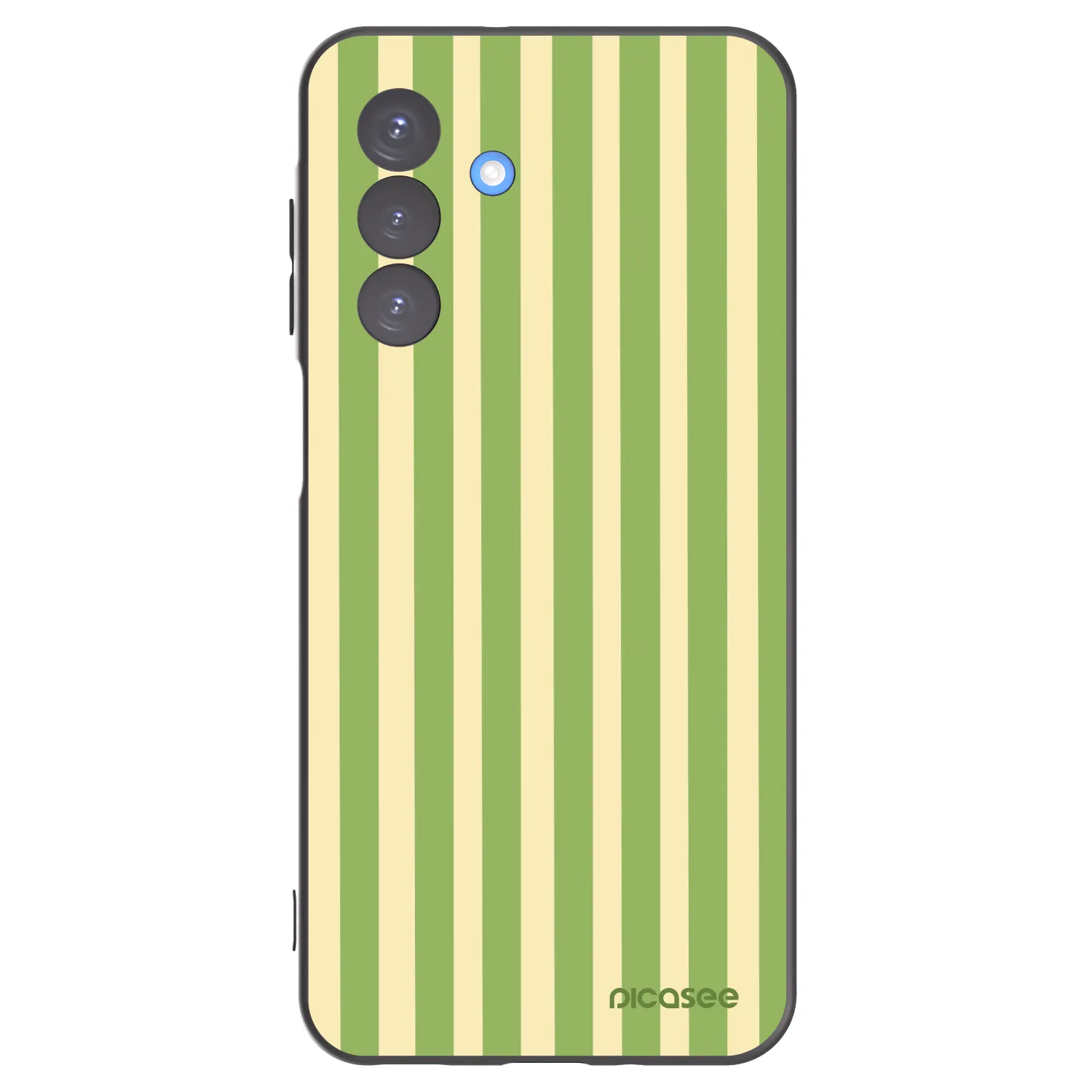Picasee silikónový čierny obal pre Samsung Galaxy A17 5G - Lines Matcha