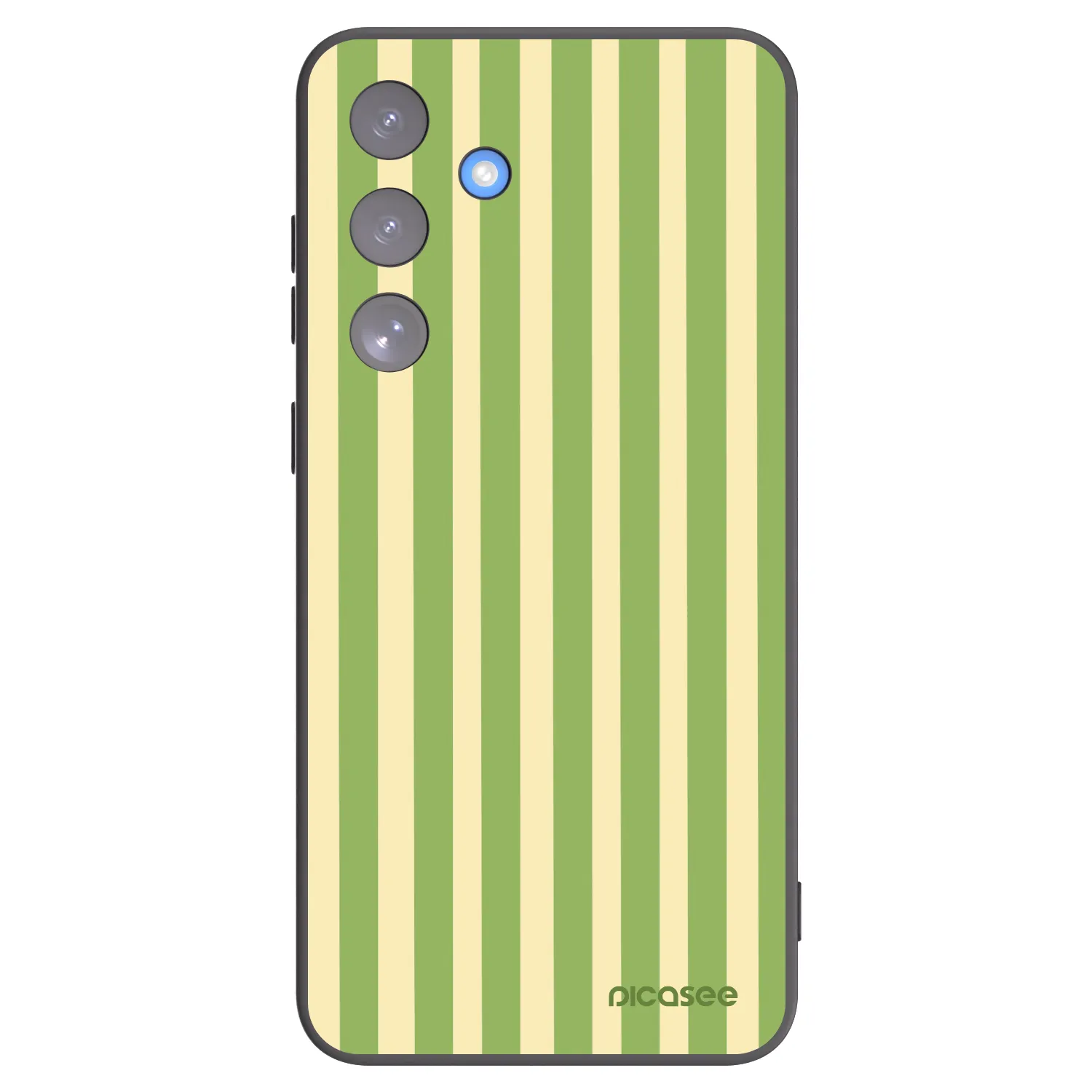 Picasee silikónový čierny obal pre Samsung Galaxy S25 FE 5G - Lines Matcha
