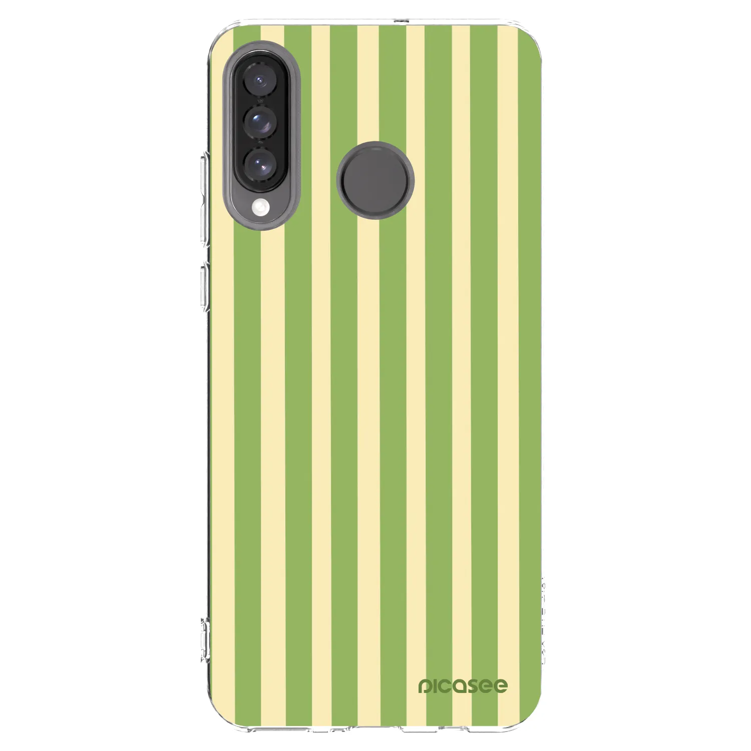 Picasee silikónový prehľadný obal pre Huawei P30 Lite - Lines Matcha