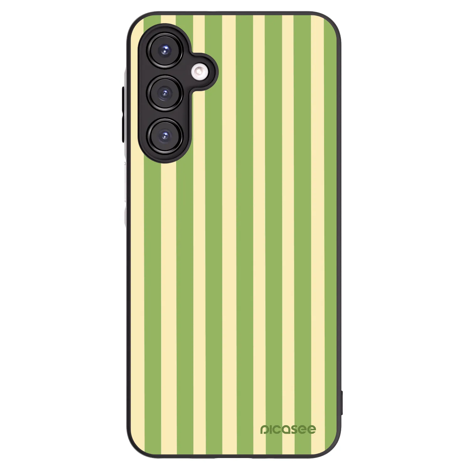 Picasee silikónový čierny obal pre Samsung Galaxy A16 4G - Lines Matcha