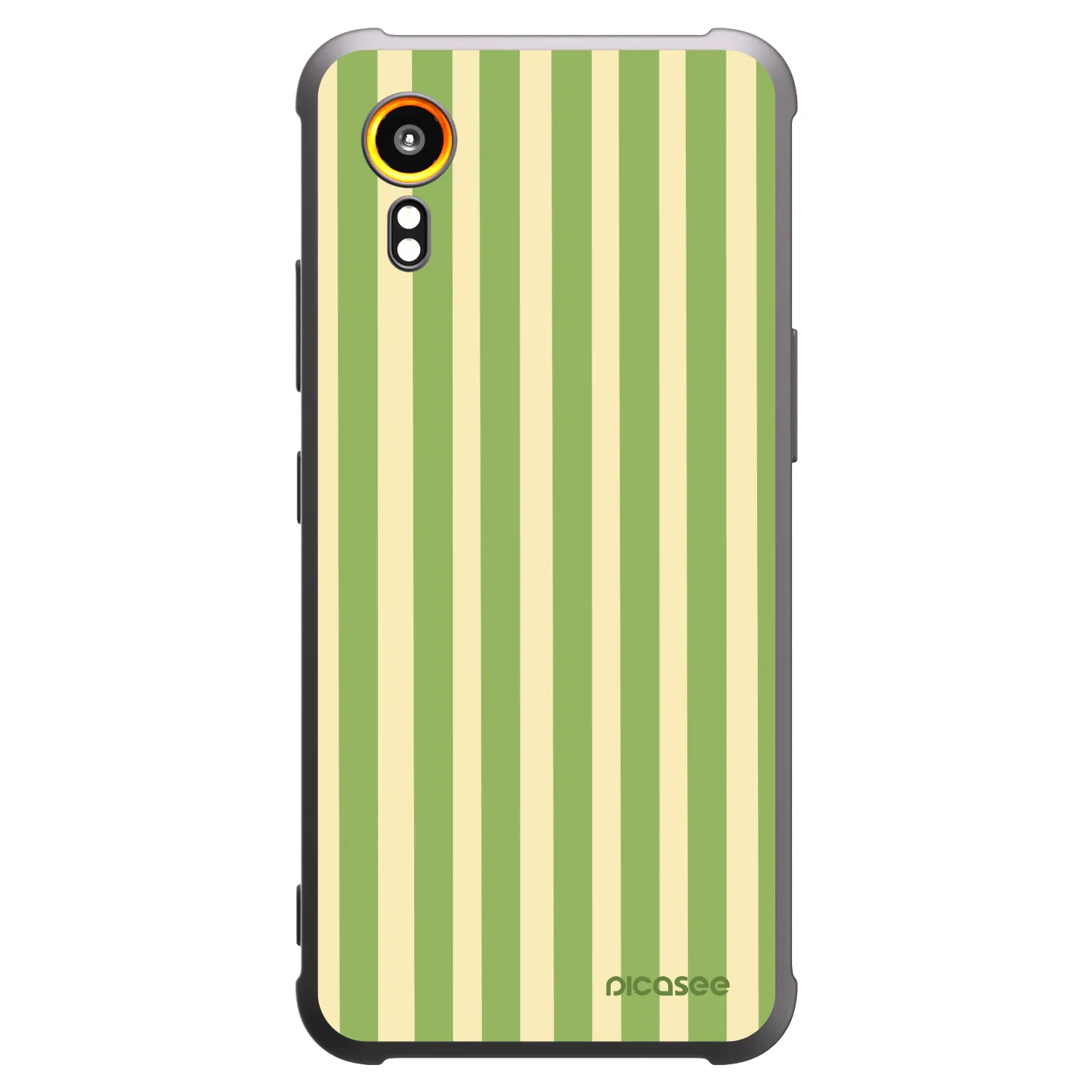 Picasee silikónový čierny obal pre Samsung Galaxy Xcover 7 - Lines Matcha