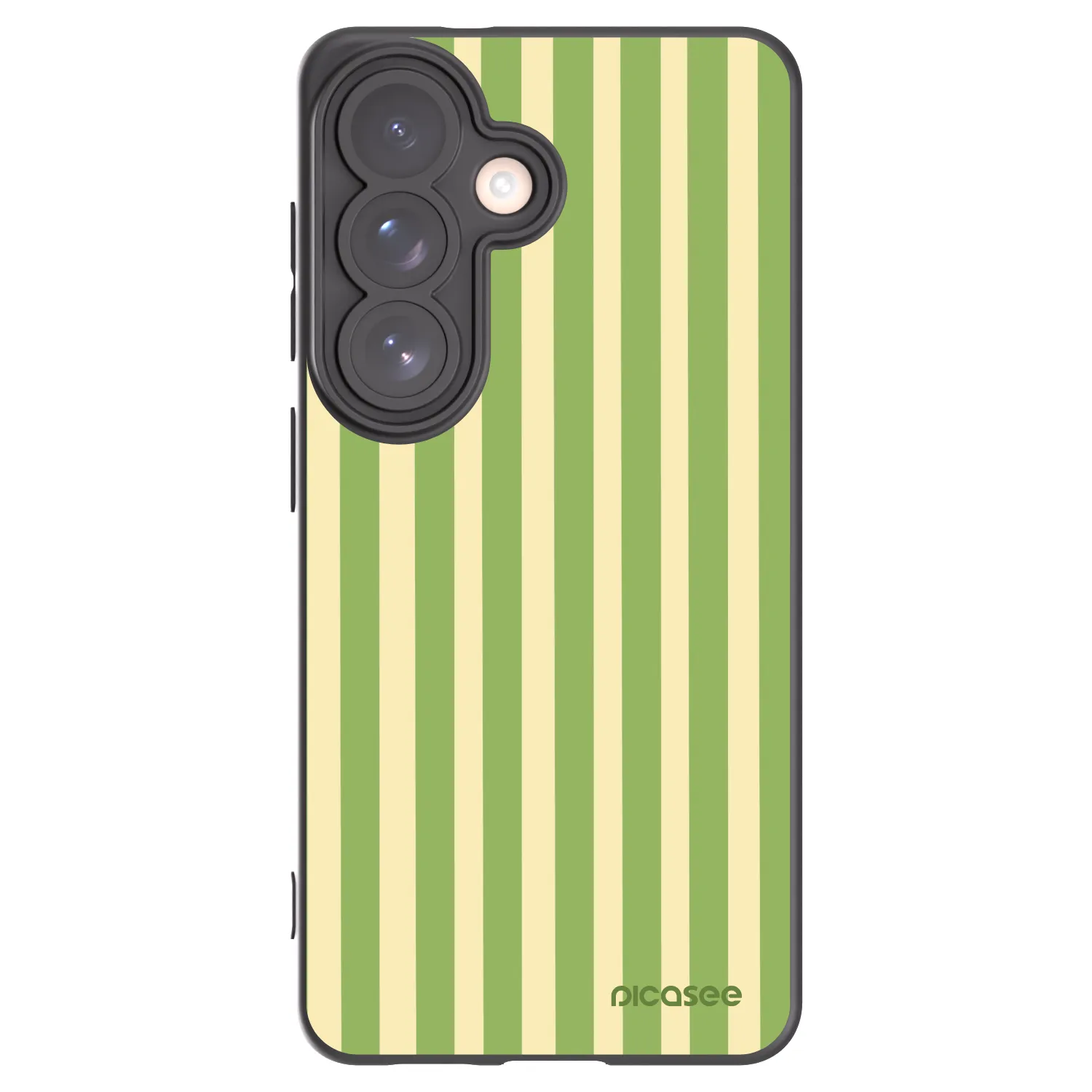 Picasee silikónový čierny obal pre Samsung Galaxy S26 - Lines Matcha