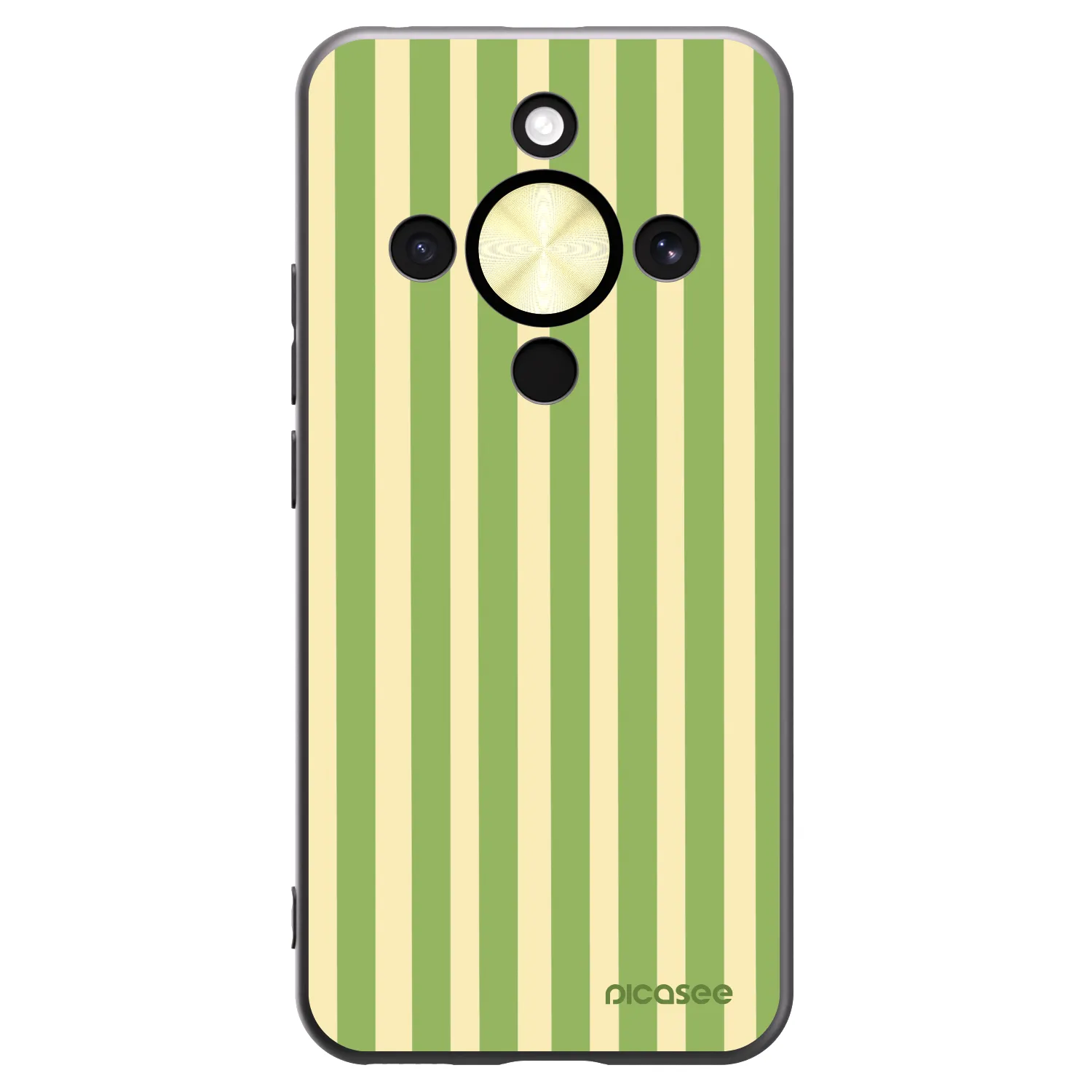 Picasee silikónový čierny obal pre Honor Magic8 Lite 5G - Lines Matcha