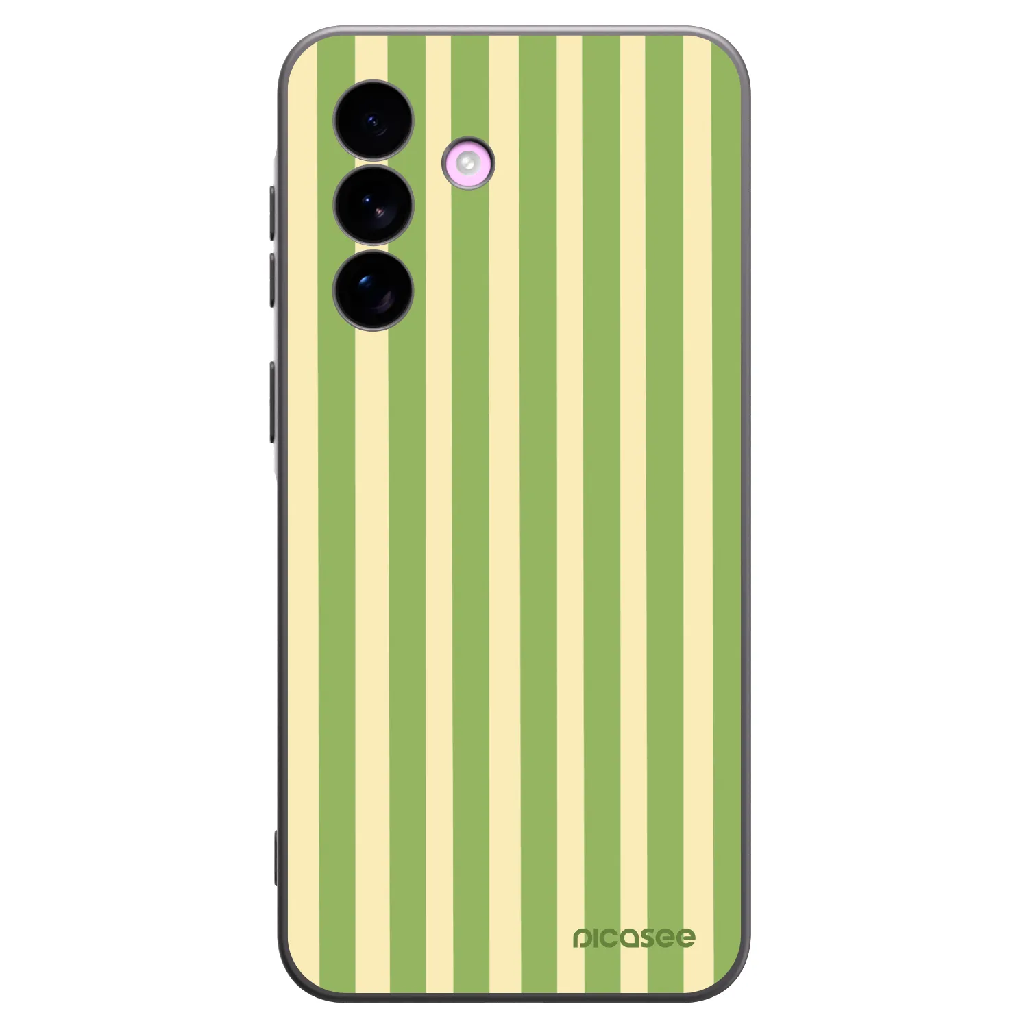 Picasee silikónový čierny obal pre Samsung Galaxy A57 5G - Lines Matcha