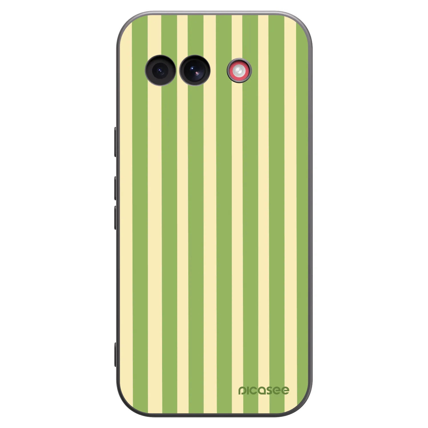 Picasee silikónový čierny obal pre Google Pixel 10a - Lines Matcha