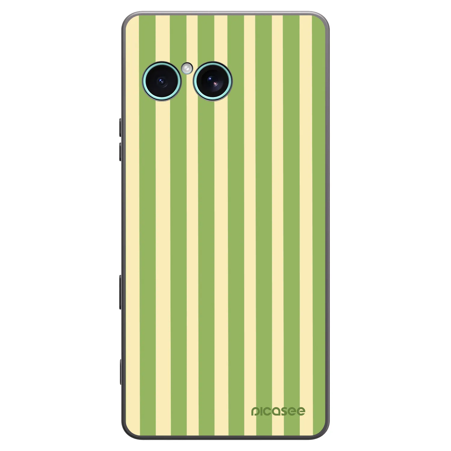 Picasee silikónový čierny obal pre Sony Xperia 10 VII - Lines Matcha