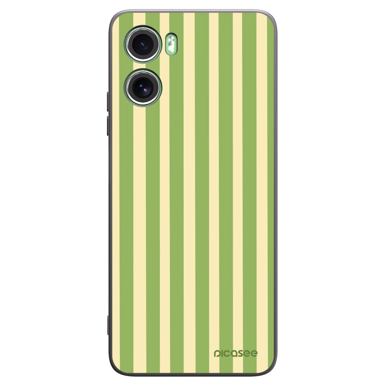 Picasee silikónový čierny obal pre Motorola Moto G06 - Lines Matcha