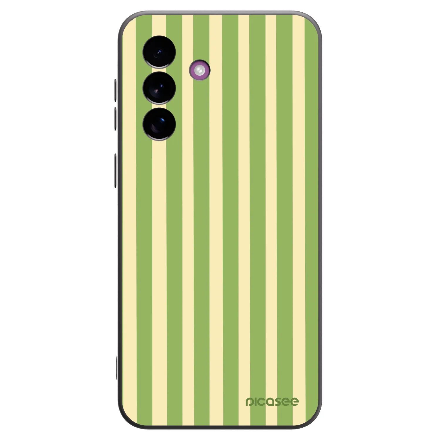 Picasee silikónový čierny obal pre Samsung Galaxy A37 - Lines Matcha