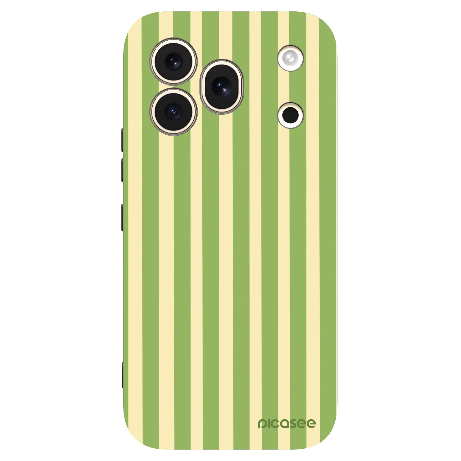 Picasee silikónový čierny obal pre Honor 600 Pro - Lines Matcha