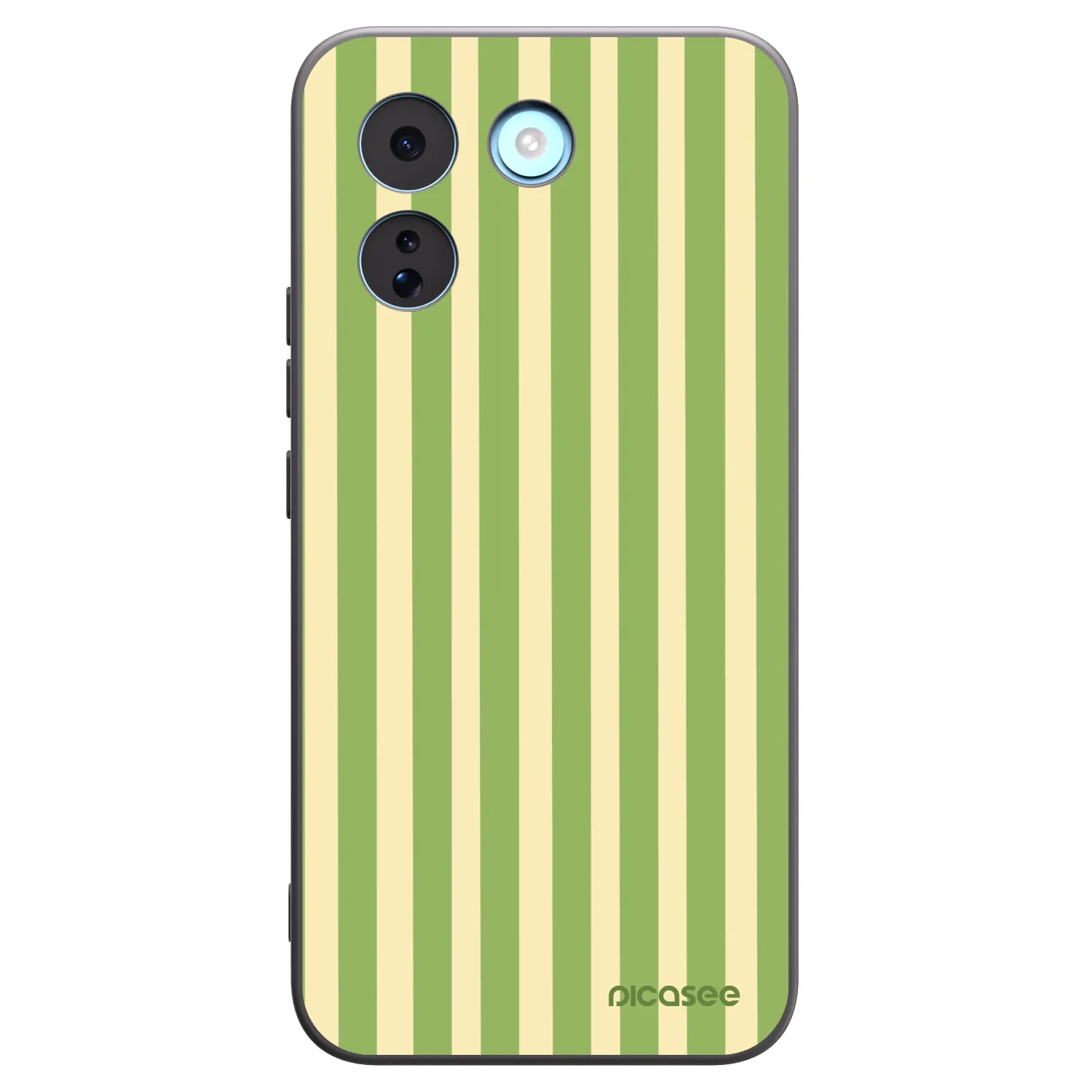 Picasee silikónový čierny obal pre Xiaomi Redmi Note 17 Pro MAX 5G - Lines Matcha