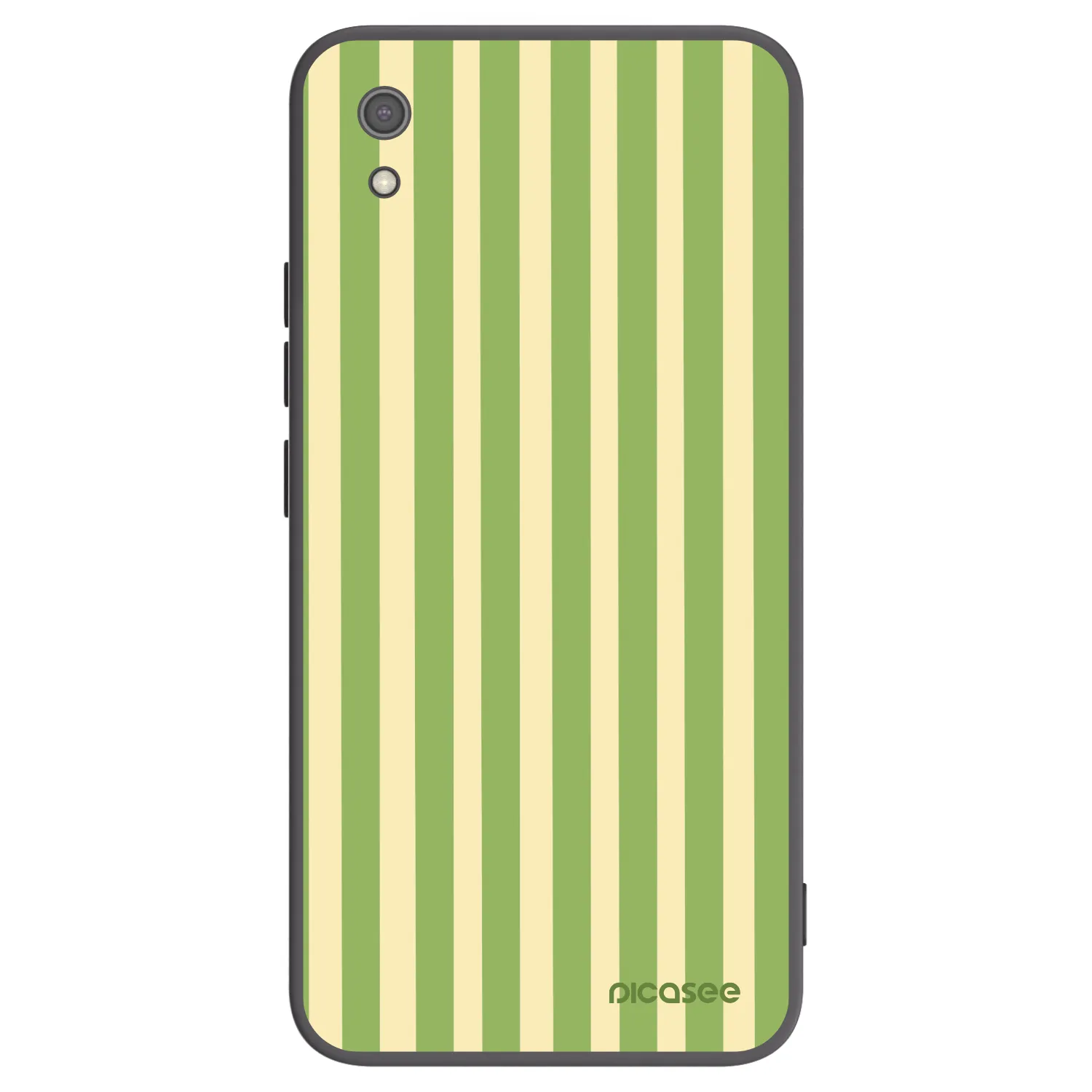 Picasee silikónový čierny obal pre Xiaomi Redmi 7A - Lines Matcha