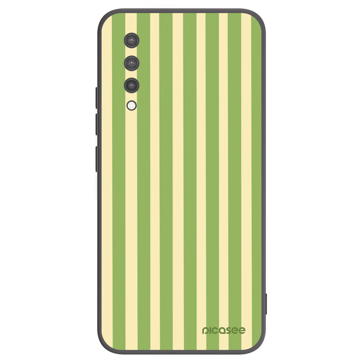 Picasee silikónový čierny obal pre Xiaomi Mi 9 Lite - Lines Matcha