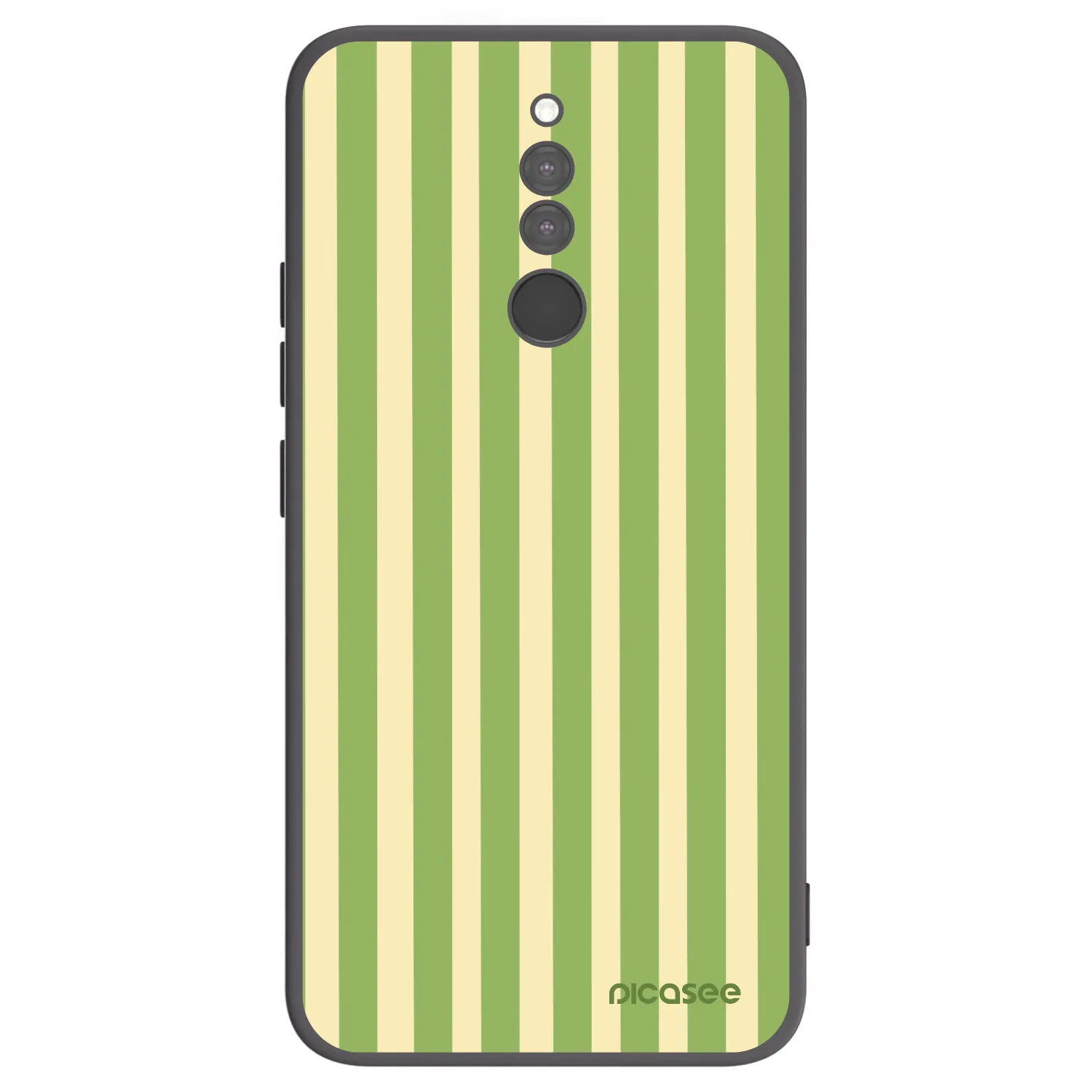 Picasee silikónový čierny obal pre Xiaomi Redmi 8 - Lines Matcha