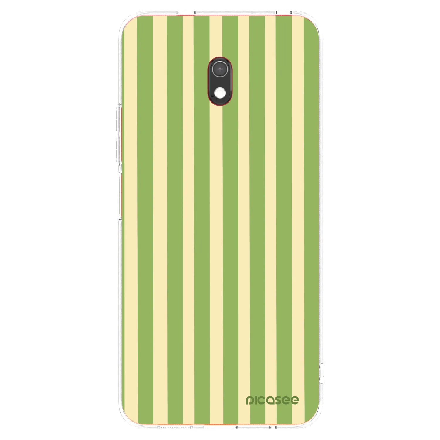 Picasee silikónový prehľadný obal pre Xiaomi Redmi 8A - Lines Matcha