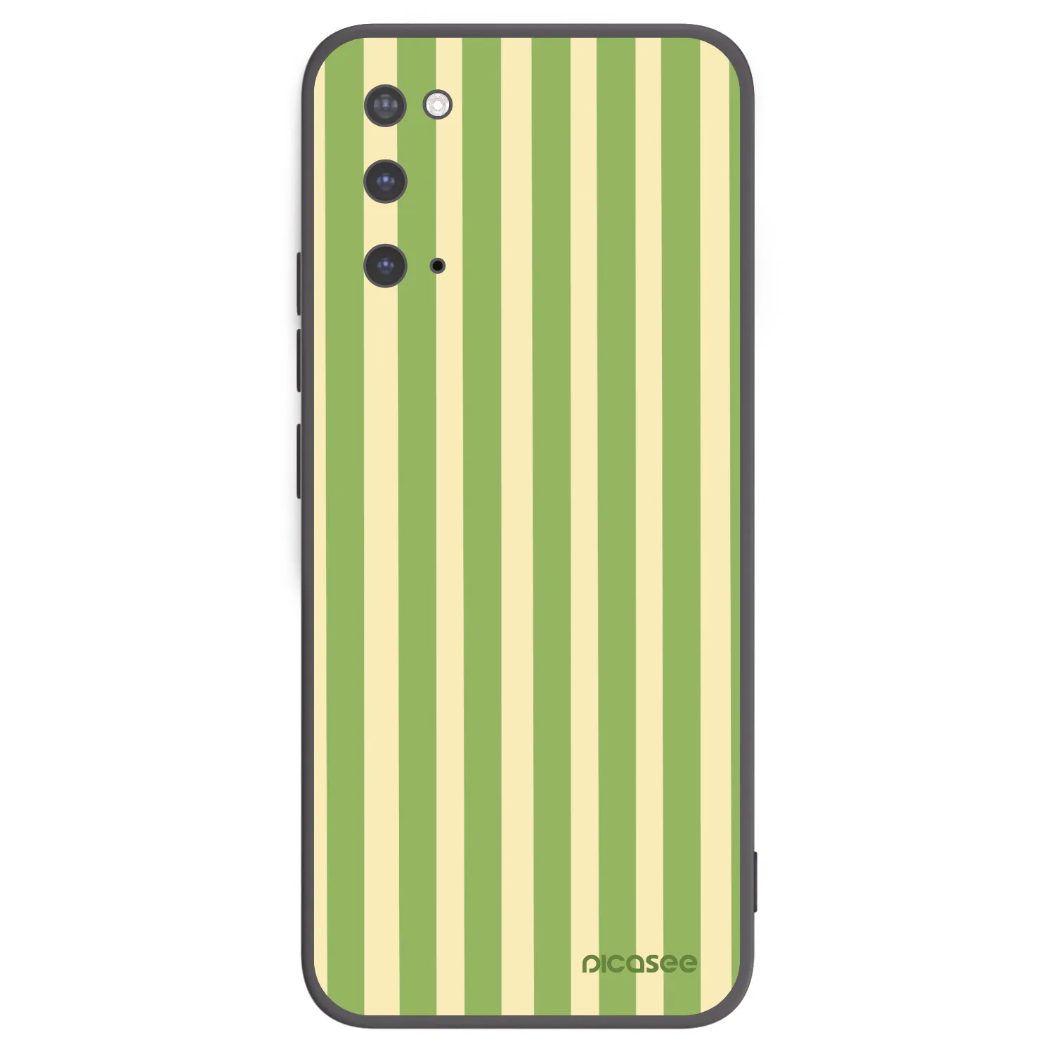 Picasee silikónový čierny obal pre Samsung Galaxy S20 G980F - Lines Matcha