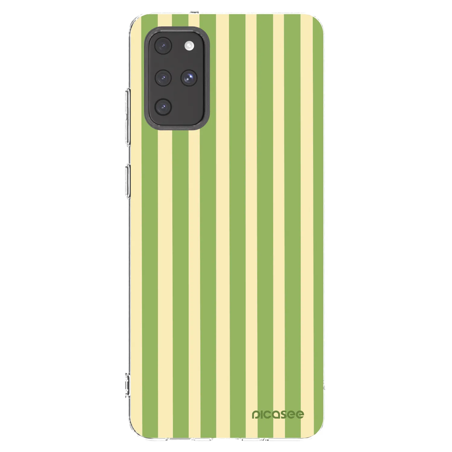 Picasee silikónový prehľadný obal pre Samsung Galaxy S20+ G985F - Lines Matcha