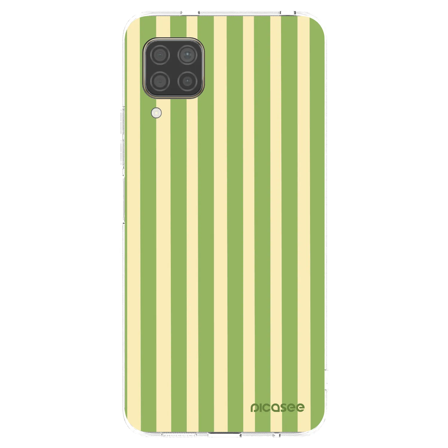 Picasee silikónový prehľadný obal pre Huawei P40 Lite - Lines Matcha