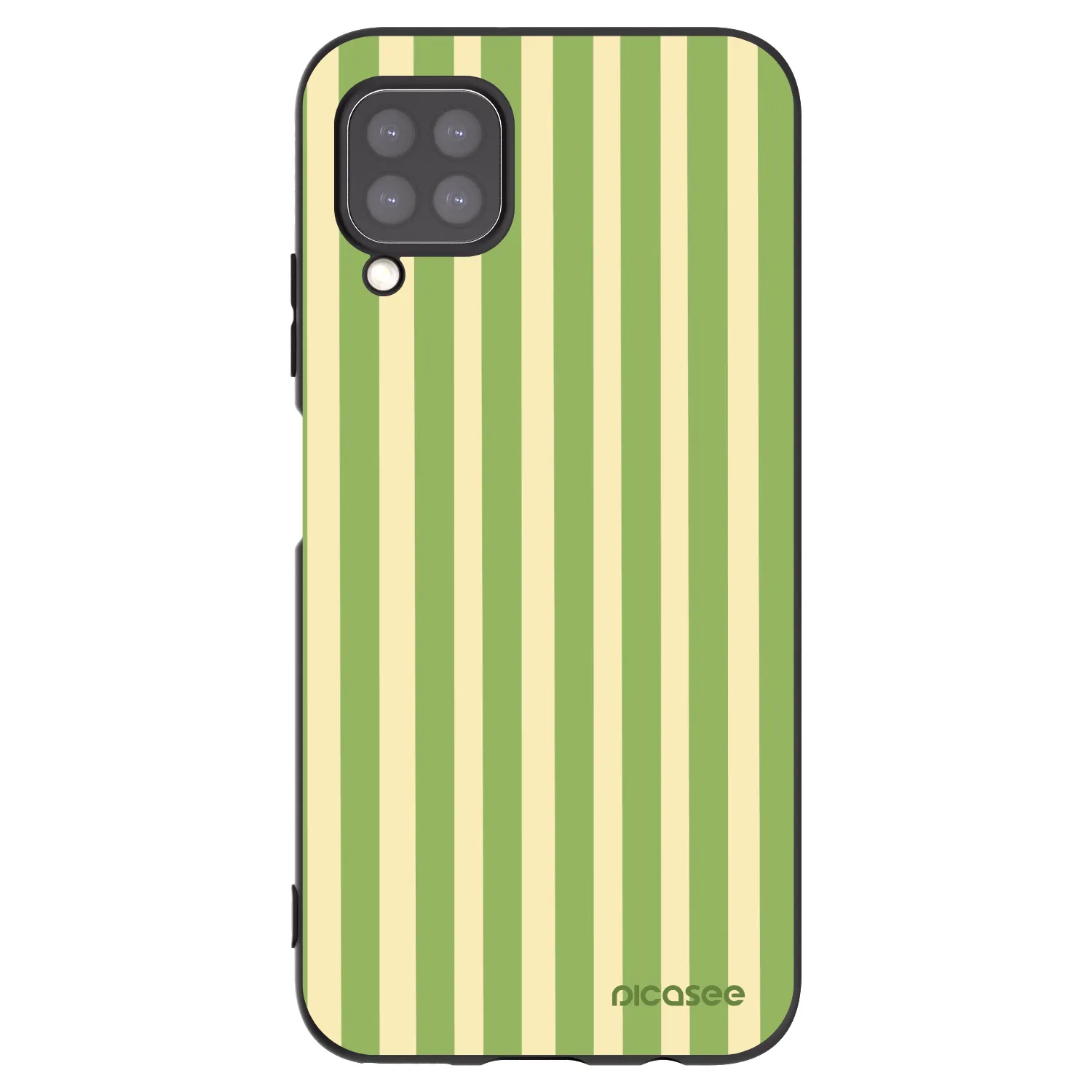 Picasee silikónový čierny obal pre Huawei P40 Lite - Lines Matcha