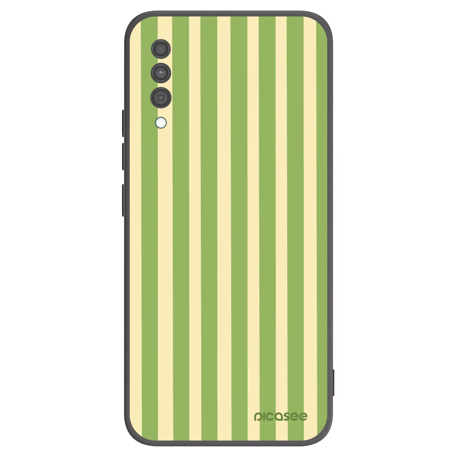 Picasee silikónový čierny obal pre Samsung Galaxy A30s A307F - Lines Matcha