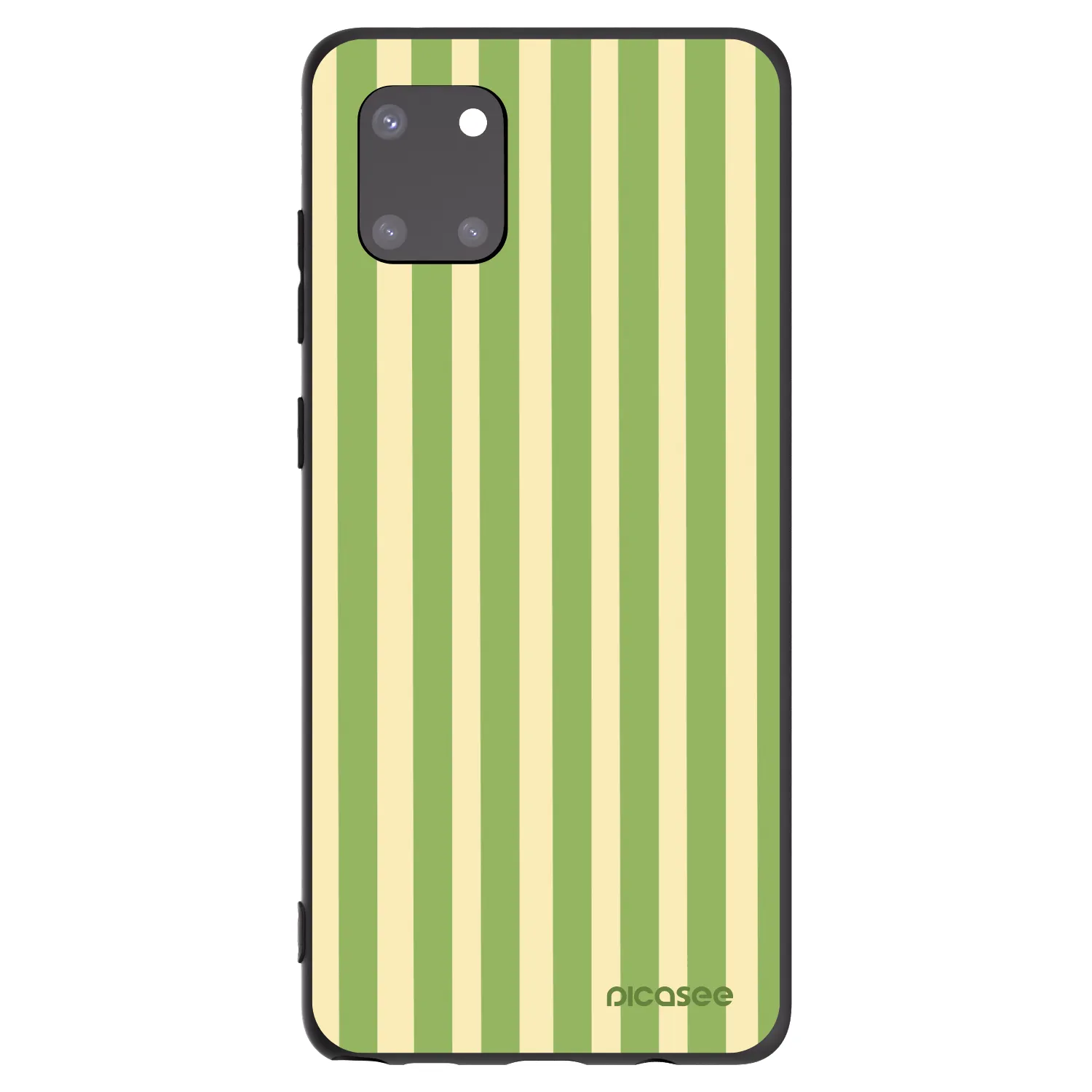 Picasee silikónový čierny obal pre Samsung Galaxy Note 10 Lite N770F - Lines Matcha