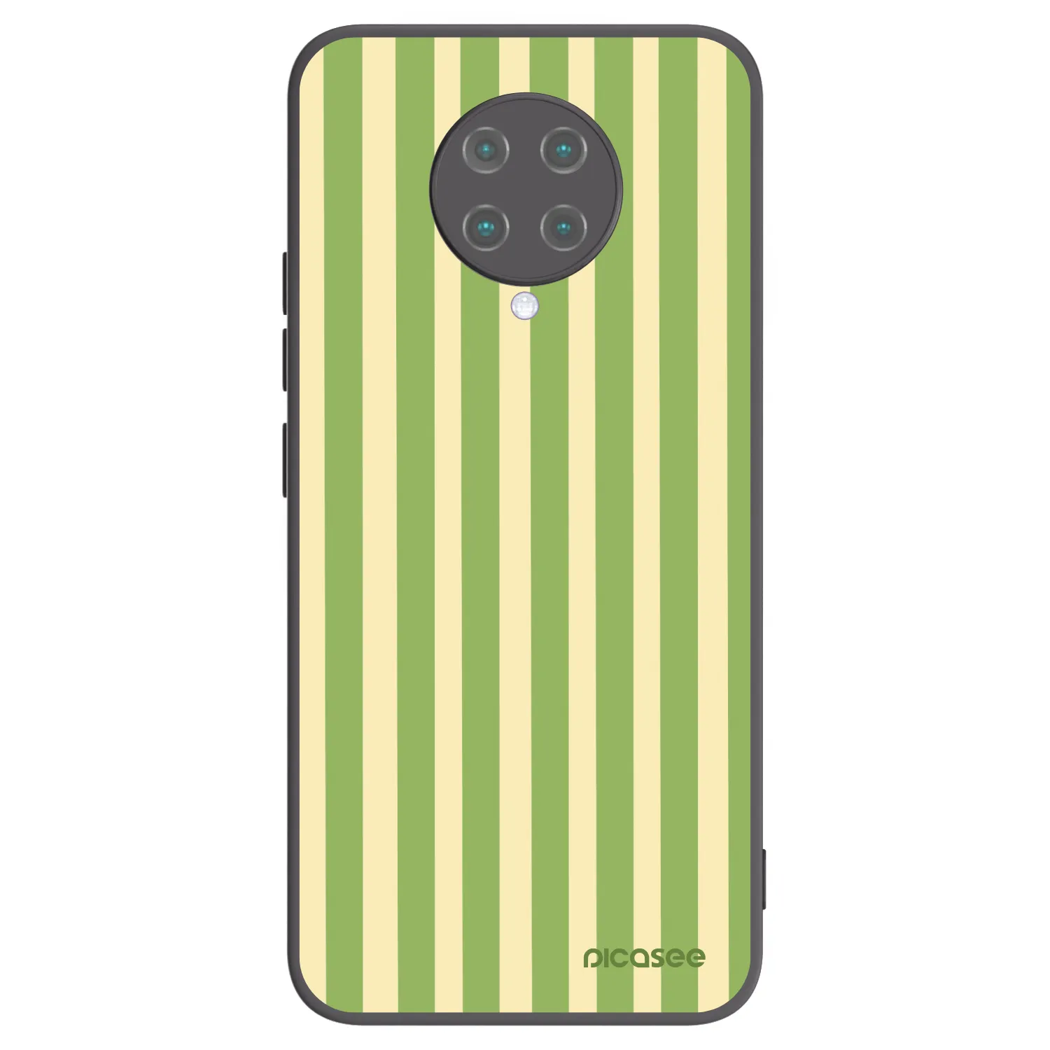 Picasee silikónový čierny obal pre Xiaomi Poco F2 Pro - Lines Matcha