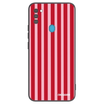 Obal pre Samsung Galaxy M11 - Lines red