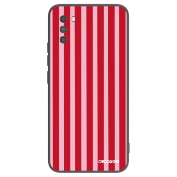 Picasee silikónový čierny obal pre Xiaomi Poco M3 - Lines red