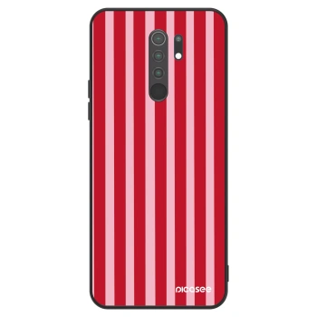 Obal pre Xiaomi Redmi 9 - Lines red