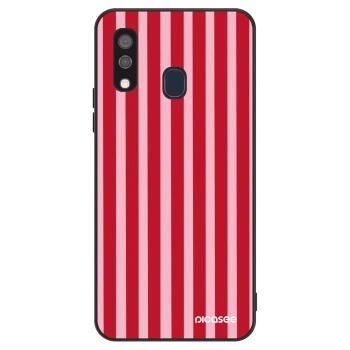 Obal pre Samsung Galaxy A40 A405F - Lines red