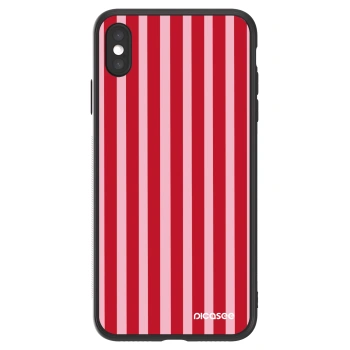 Picasee ULTIMATE CASE pro Apple iPhone XS Max - Lines red